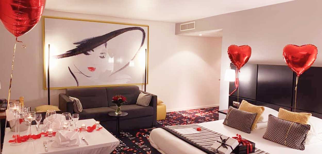 Chambre romantique - Hôtel Best Western Plus - Thionville Centre